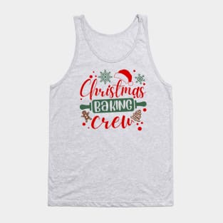 funny Christmas baker baking cooking lover cookie crew Tank Top